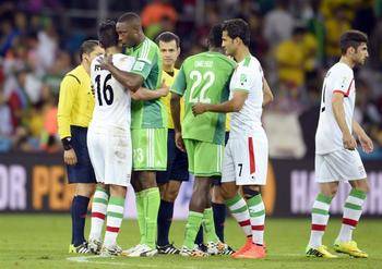 Empate sin goles entre Nigeria e Irán, para alegría de Bosnia. (Foto: Efe.)