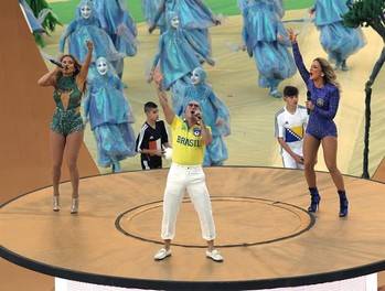 Lo más destacado de la ceremonia de apertura del Mundial de Brasil 2014